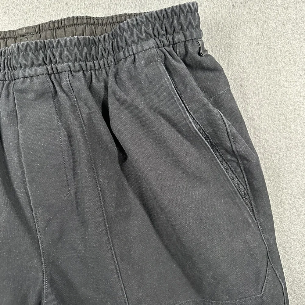 Lululemon Utilitech Pull On Classic Fit Pants Mens Large‎ Black Elastic Waist